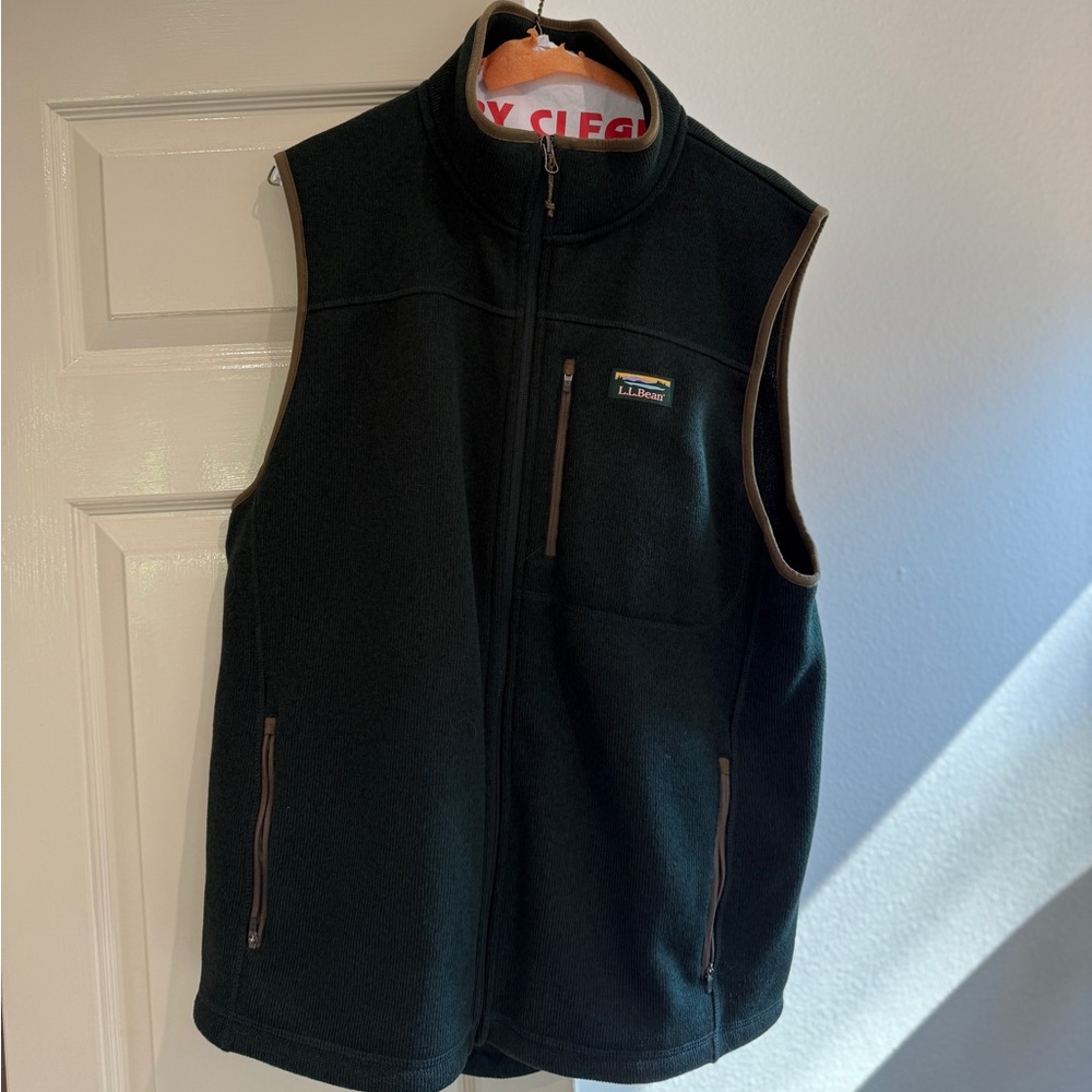 L.L. Bean Dark Green Vest